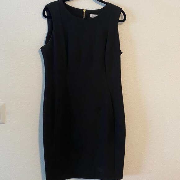 Calvin Klein Dresses & Skirts - Calvin Klein Black Sleeveless Sheath Dress
